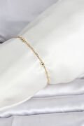 CM 14K Gold Renk Burgu Topçuk Model Kadın Bileklik - TJ-BB8281