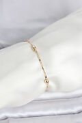 CM 14K Gold Renk Damla Topçuk Model Kadın Bileklik - TJ-BB8284