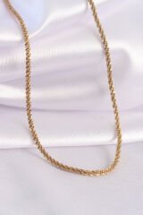 316L Çelik Gold Renk Kolye - TJ-BKO8887