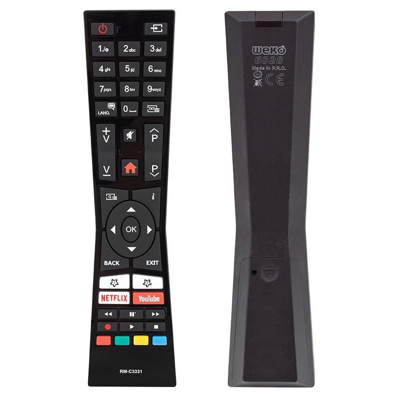 -VESTEL-JVC RM-C3331 NETFLIX-YOUTUBE TUŞLU LCD-LED TV KUMANDA (4944)