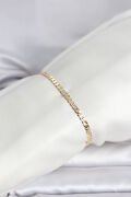 CM 14K Gold Renk Zincirli Model Kadın Bileklik - TJ-BB8294