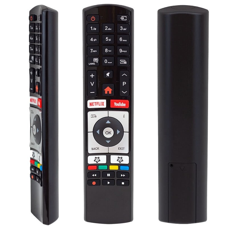 VESTEL RC4318 H0362A NETFLIX-YOUTUBE TUŞLU TV KUMANDA YAZISIZ (30100823) (4944)