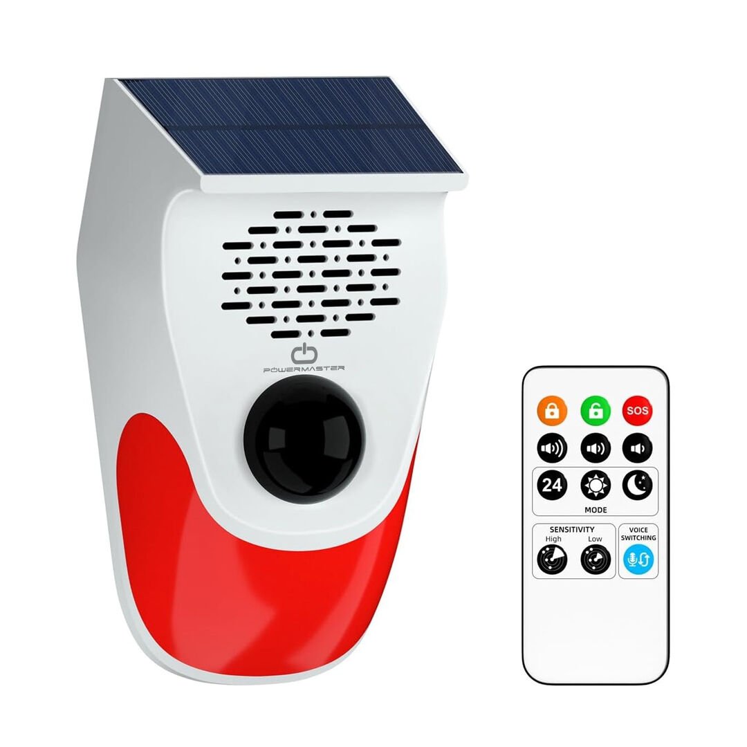 KUMANDALI SOLAR SESLİ IŞIKLI 120DB ALARM SİSTEMİ (4944)