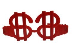 Büyük Dolar Parti Gözlüğü Neon Renk 12 Adet