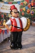 Ramazan Bayramı Süsleme Dekoru - Ramazan Davulcusu Folyo Balon 120 Cm
