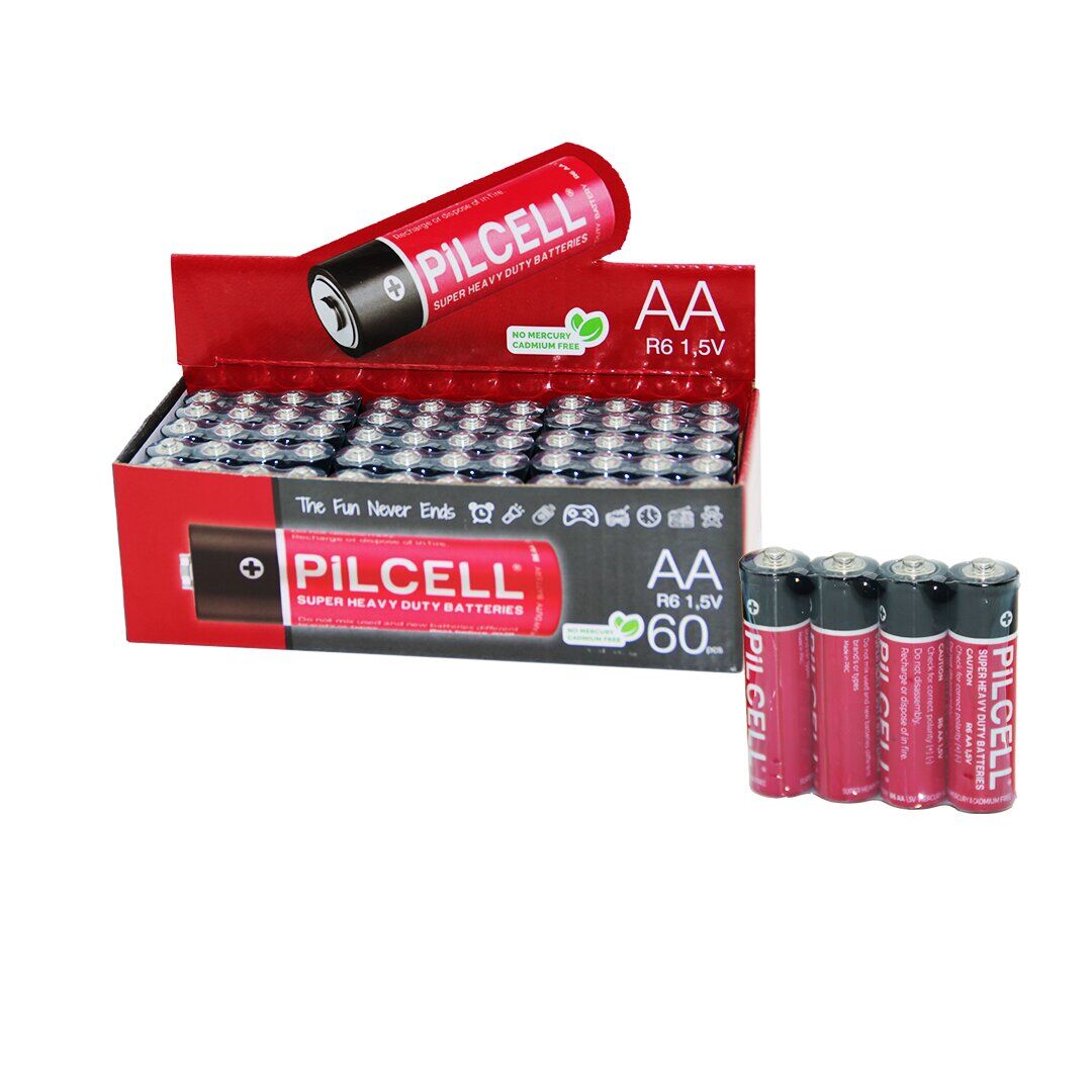 PİLCELL  KALEM  PİL   AA - 1.5W - R6   60PCS (4944)