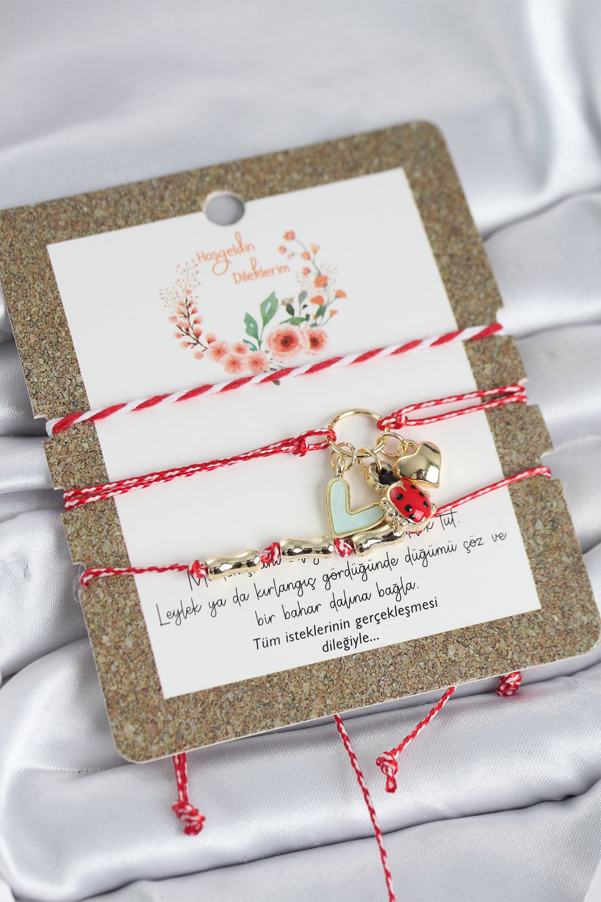 Marteniçka Bileklik 3'lü Uğur Böcekli Model - TJ-BB8308