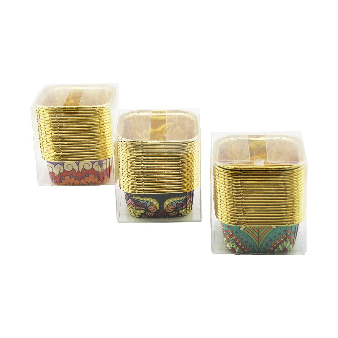 20 PCS GOLD - FOLYOLUKARE - KALIN MUFFİN KAĞIT KEK KAPSÜLÜ (4944)