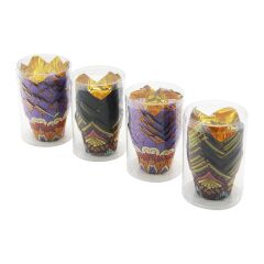 20 PCS GOLD - FOLYOLUYUVARLAK - KALIN - KULAKLI MUFFİN KAĞIT KEK KAPSÜLÜ (4944)