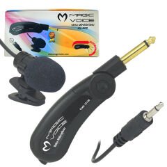 MAGICVOICE MV-502 GOLD KABLOLU YAKA MİKROFONU * TUNMIC MM-502 (4944)