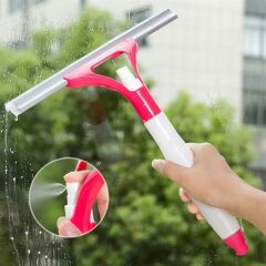Pratik Spreyli Cam Sil Pencere Ayna Tezgah Duşakabin Temizleyici Püskürtmeli Silme Aparatı (4944)