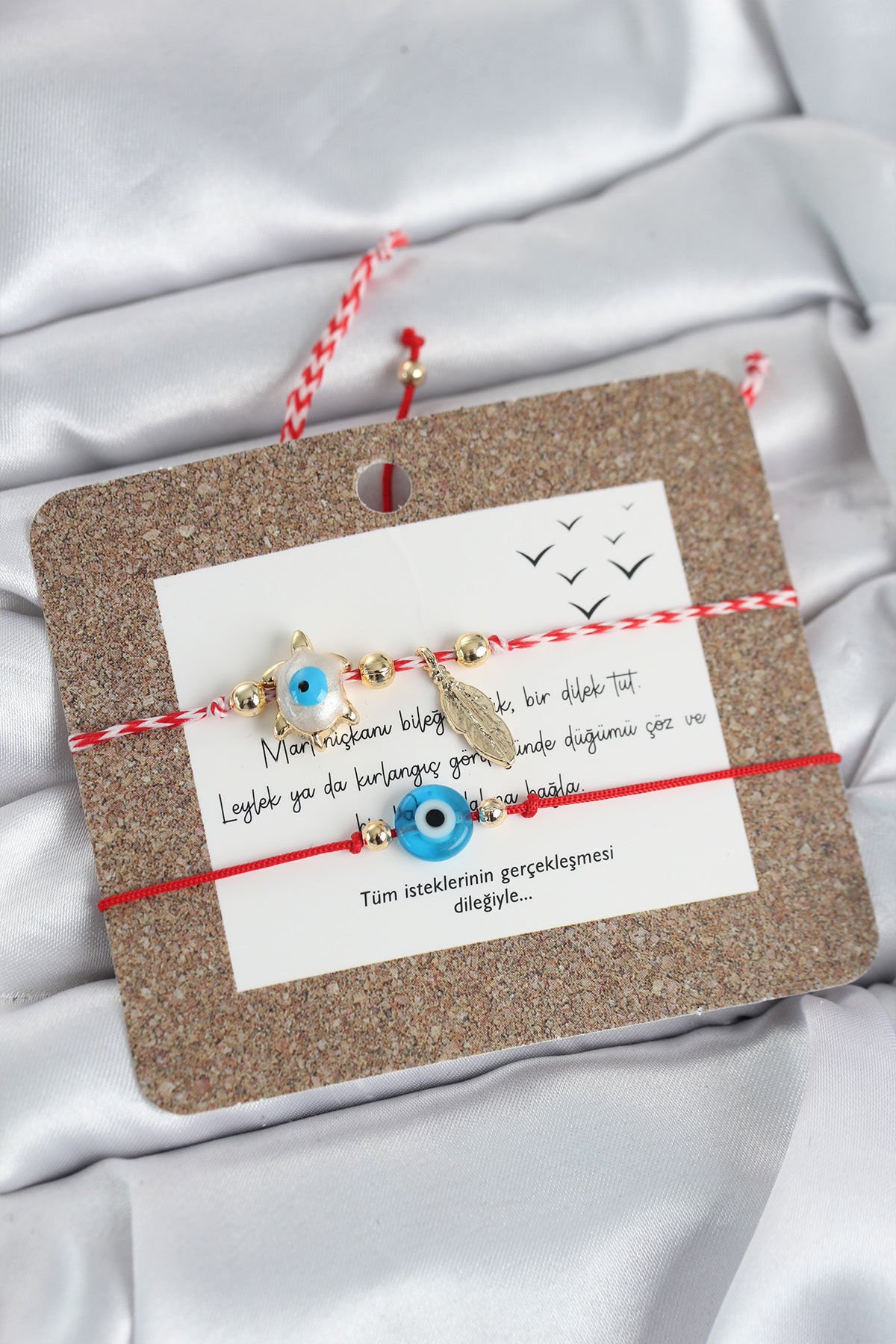 Marteniçka Bileklik 2'li Caretta Caretta ve Nazarlı Model - TJ-BB8315