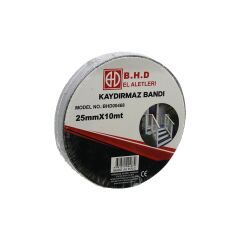 25MM X 10MT KAYDIRMAZ SİYAH BANT (4944)