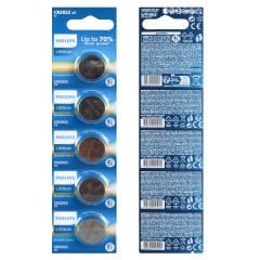 PHILIPS CR2032 3V LİTYUM MİNİ DÜĞME PARA PİL (BLİSTER 5Lİ PAKET) (4944)