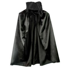 Siyah Renk Yakalı Halloween Pelerini 90 cm (4944)