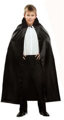 Siyah Renk Yakalı Halloween Pelerini 90 cm (4944)