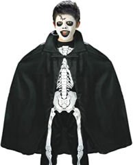 Siyah Renk Yakalı Halloween Pelerini 90 cm (4944)