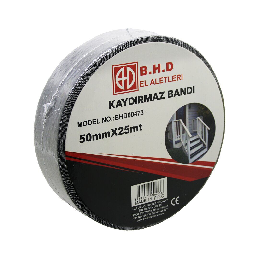 50MM X 25MT KAYDIRMAZ SİYAH BANT (4944)