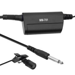 MAGICVOICE MM-701 600 OHM KABLOLU YAKA MİKROFONU (4944)