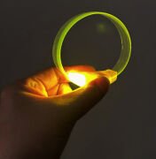 3 Modlu Pilli LED Işıklı Esnek Parti Bilekliği Sarı