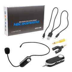 MAGICVOICE MV-1306H UHF 1 HEADSET ŞARJLI KABLOSUZ TELSİZ MİKROFON (4944)