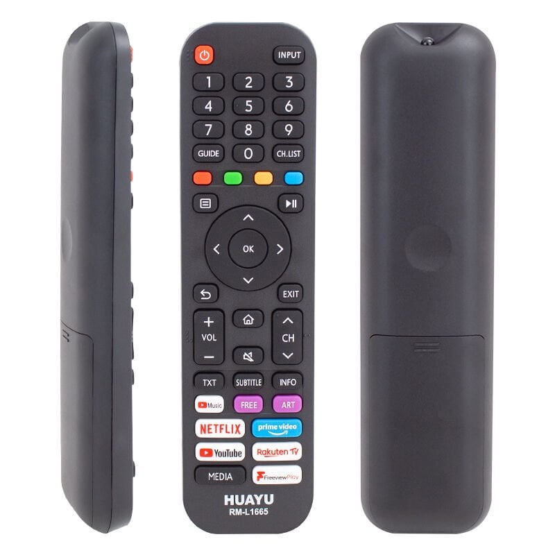 HUAYU KL RM-L1665 HISENSE NETFLIX-PRIME VIDEO- YOUTUBE TUŞLU LCD-LED TV KUMANDA (4944)