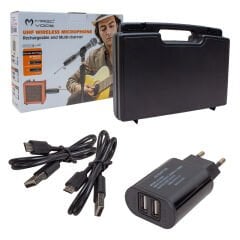 MAGICVOICE MV-19586 UHF GİTAR TİP KABLOSUZ MİKROFON (GENEL ENSTRÜMANLAR İÇİN) (4944)