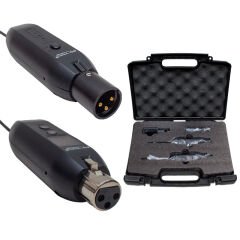MAGICVOICE MV-19588 UHF KABLOLU MİK İ KABLOSUZ A ÇEVİRİCİ SET(XRL Lİ) (4944)
