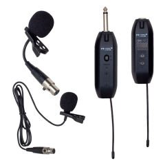 MAGICVOICE MV-19589 UHF MİNİ YAKA -KÜRSÜ KABLOSUZ ENSTRÜMAN MİKROFONU(MİC XRL Lİ) (4944)