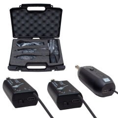 MAGICVOICE MV-19590 UHF GİTAR TİP KABLOSUZ MİKROFON ÜÇLÜ SET (4944)