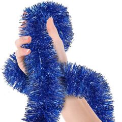 Parti İçin Sim Süs 2 Metre Uzunluk 8 cm Genişlik Mavi Renk İthal (4944)