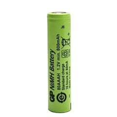 GP 80AAAH 1.2V 800MAH DÜZ KAFA ŞARJLI AAA İNCE KALEM PİL (4944)