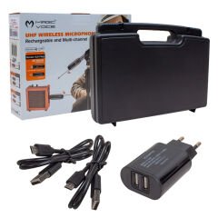 MAGICVOICE MV-19593 UHF GİTAR XLR TİP KABLOSUZ MİKROFON SET (MİC XLR Lİ) (4944)