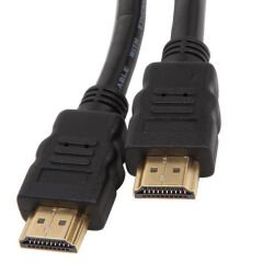 PLASTİK DÜZ SİYAH 30 METRE GOLD HDMI KABLO POŞETLİ (4944)