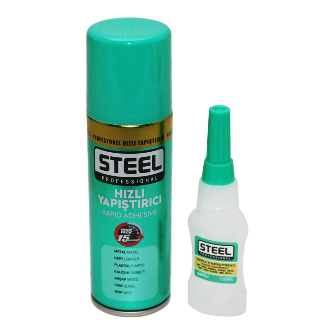 STEEL CK-6361 100ML+8GR HIZLI YAPIŞTIRICI (4944)