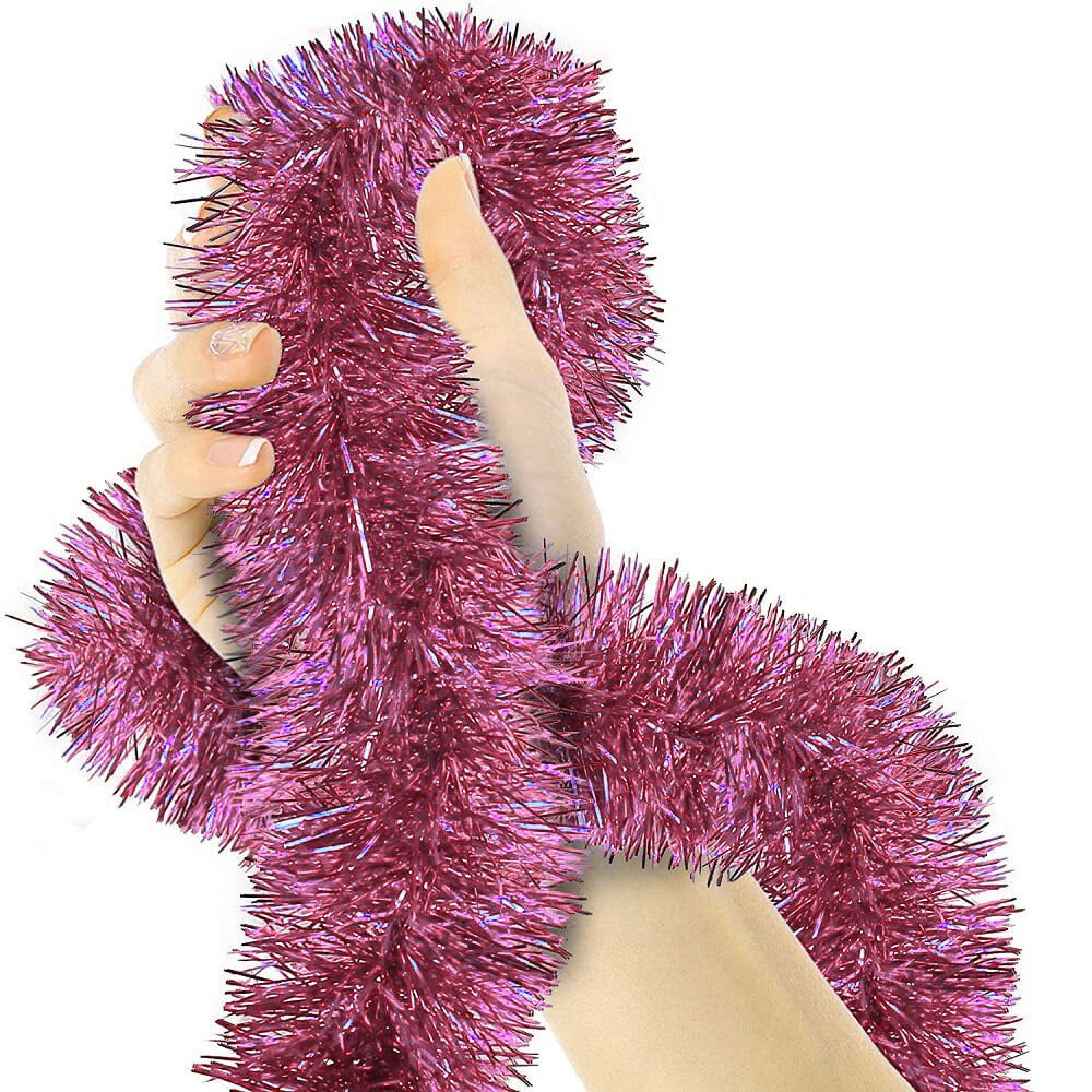 Parti İçin Sim Süs 2 Metre Uzunluk 8 cm Genişlik Pembe Renk İthal (4944)