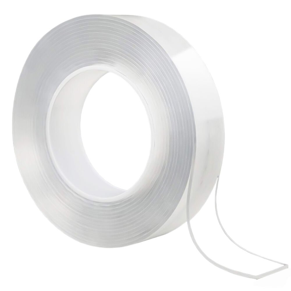 ÇİFT TARAFLI NANO TEKNOLOJİ SÜPER YAPIŞTIRICI ŞEFFAF BANT 1MM*3CM*3M (4944)