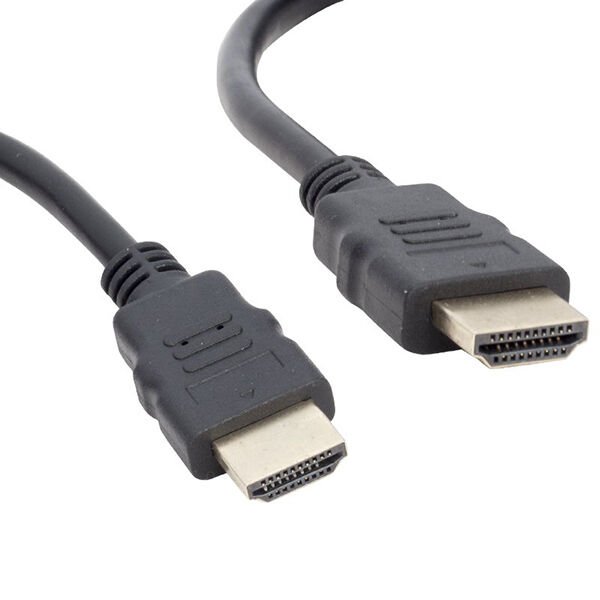 PLASTİK DÜZ SİYAH 1.5 METRE HDMI KABLO POŞETLİ (4944)