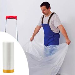 Boya Badana Eşya Koruma Hışır Örtüsü 180cm x 15 mt Yapışkanlı Hışır Örtü (4944)