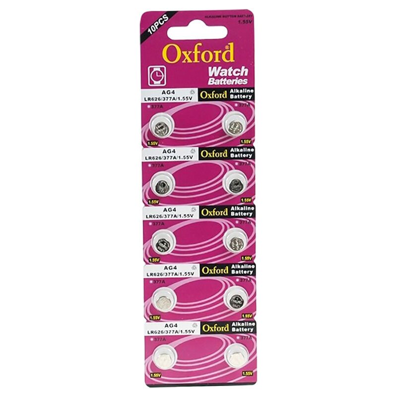 OXFORD AG4-377 LR626 ALKALİN SAAT PİLİ 10LU PAKET (4944)