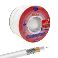 MAG PLATINUM RG6/U4 TRISHIELD 64 TEL ANTEN KABLOSU (100 METRE) (4944)