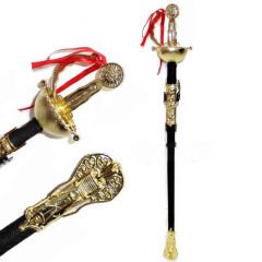 Kostüm Partisi Plastik Zararsız Zorro Kılıcı Şövalye Kılıcı 62 cm (4944)