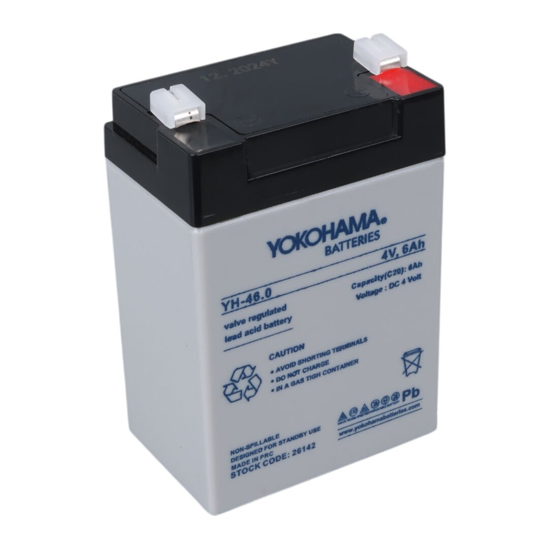 YOKOHAMA YH-46.0 4 VOLT - 6 AMPER KURU AKÜ (68 X 45 X 95 MM) (4944)
