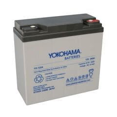 YOKOHAMA YH-1224 12 VOLT - 24 AMPER ELEKTRİKLİ BİSİKLET AKÜSÜ (180 X 76 X 167 MM) (4944)