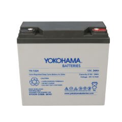 YOKOHAMA YH-1224 12 VOLT - 24 AMPER ELEKTRİKLİ BİSİKLET AKÜSÜ (180 X 76 X 167 MM) (4944)