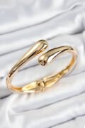Pirinç Sarmal Model Gold Renk Kadın Kelepçe - TJ-BB7567