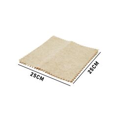 3 PCS 25X25CM YEŞİL LİF KABAK BİTİKİ ÜRETİMİ SAF DOĞAL TEMİZLİK BEZİ (4944)