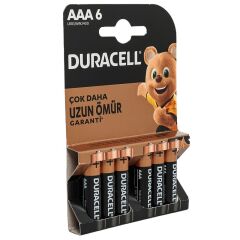 DURACELL AAA İNCE PİL (6LI) PAKET FİYAT (4944)