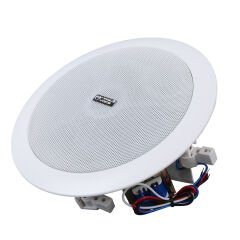 16 CM 15W TWEETERLİ BEYAZ TRAFOLU ALÇIPAN TAVAN HOPARLÖR (4944)