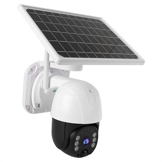 Solar Panelli Su Geçirmez Gece Görüş Destekli Wifi Bağlantılı Güvenlik Kamerası (4944)